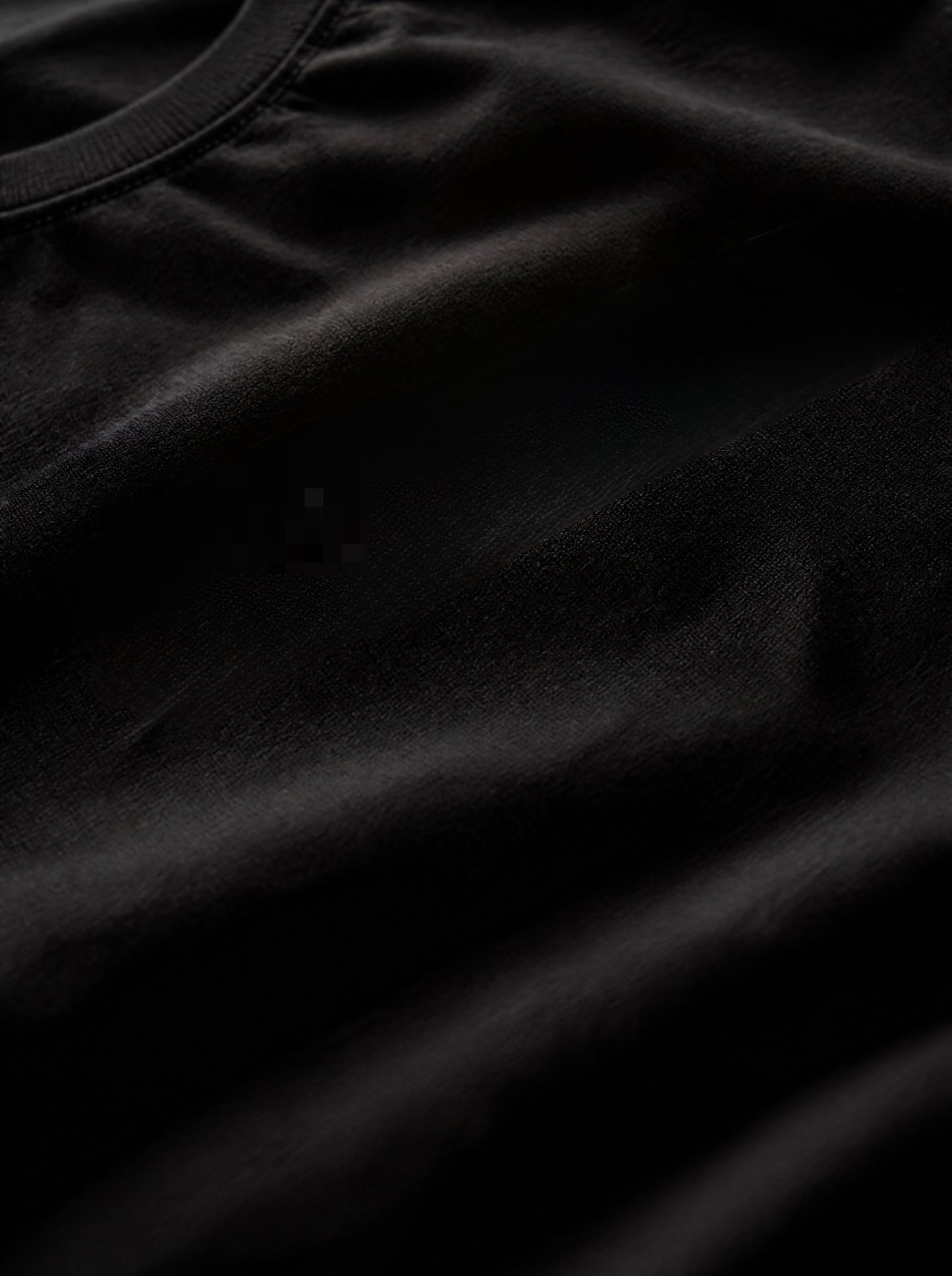 Plain Black Oversized Tee