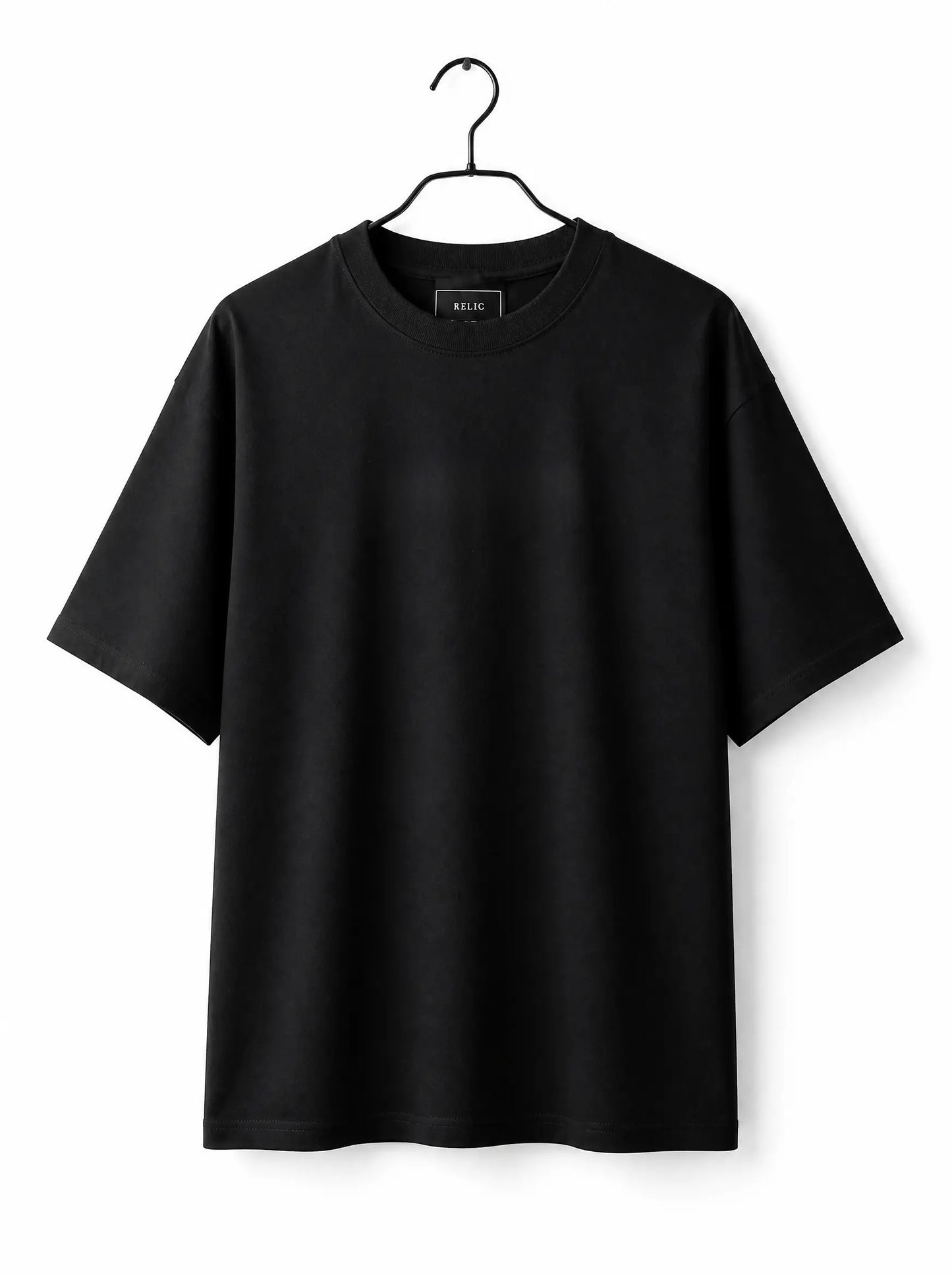Plain Black Oversized Tee