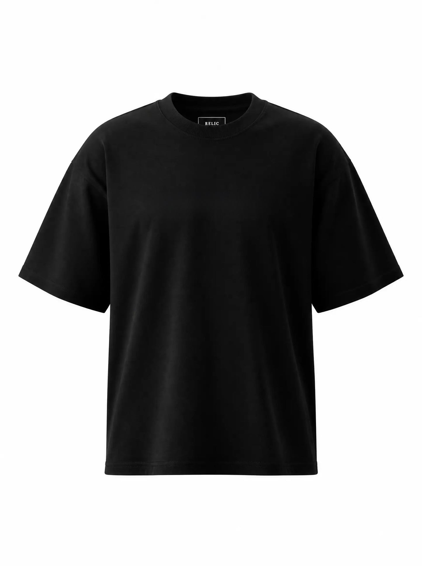 Plain Black Oversized Tee