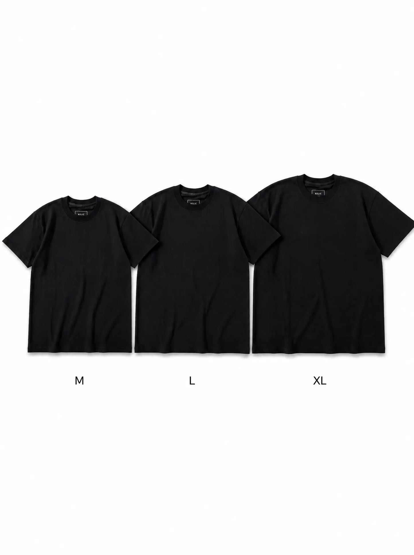 Plain Black Oversized Tee