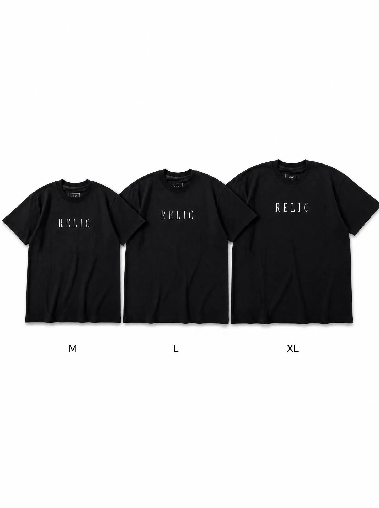 RELIC Black Oversized Tee
