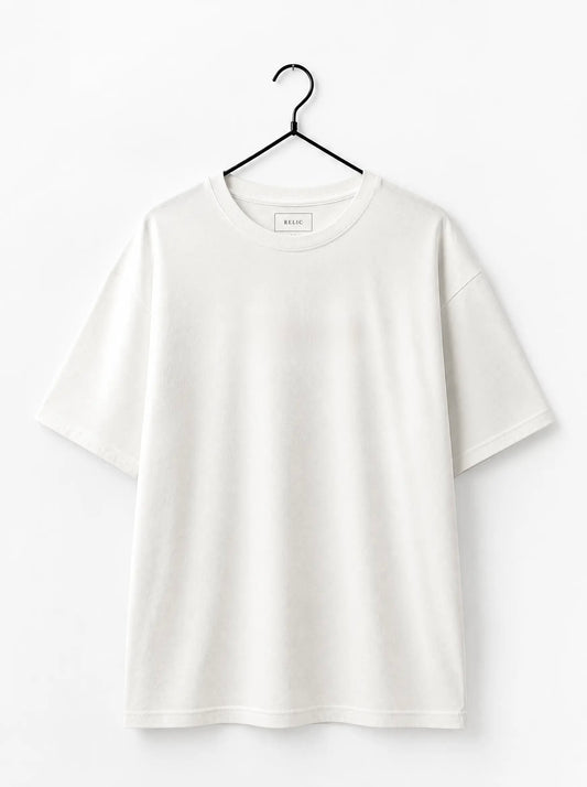 Plain White Oversized Tee