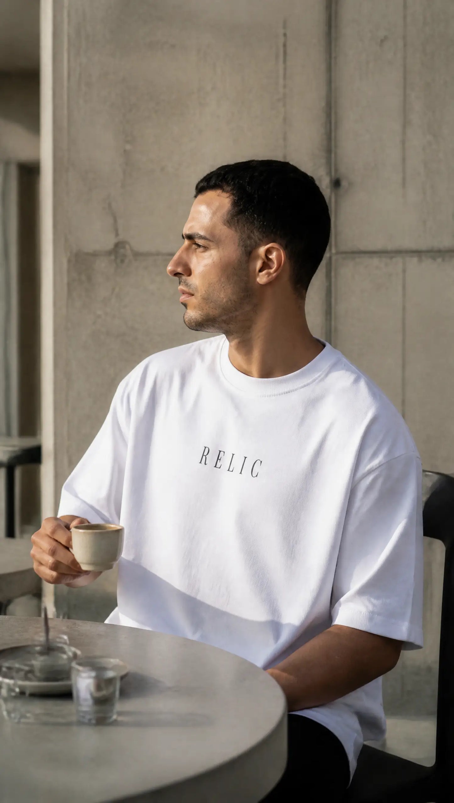 RELIC White Oversized Tee