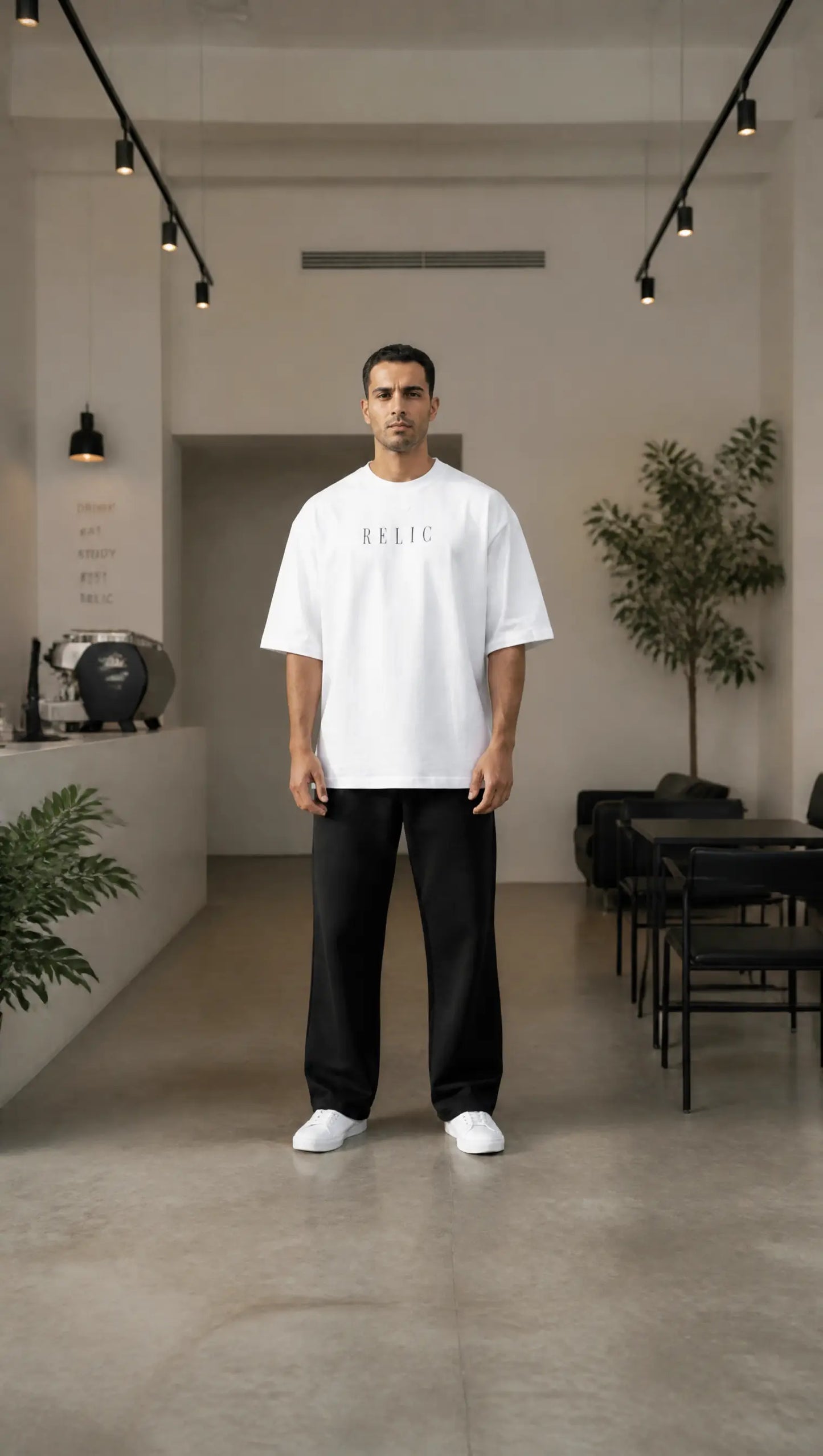 RELIC White Oversized Tee
