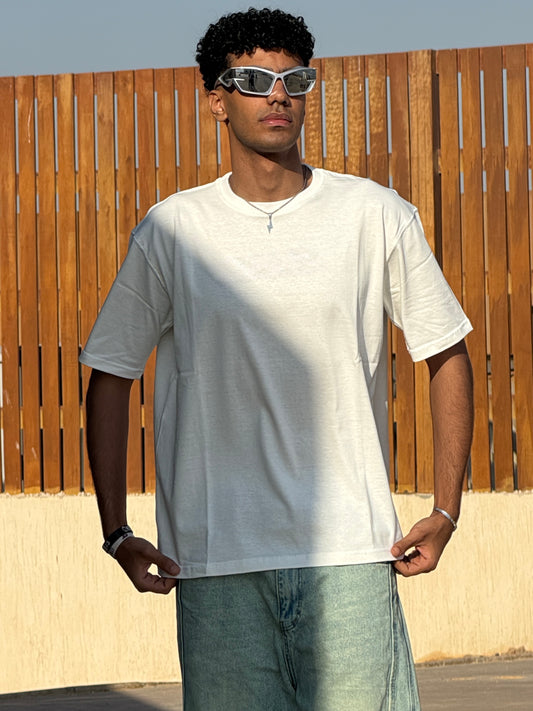 Plain White Oversized Tee